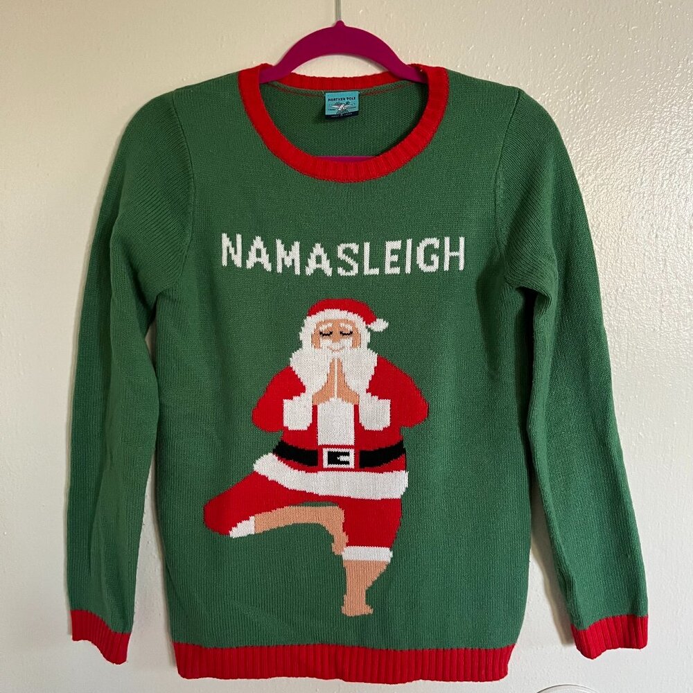 Norther Pole Namasleigh Christmas Sweater Size Small